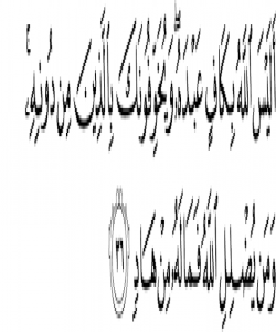 ئایا خوا بهس نیه بۆ بهندهکهى که پشتگیرى بێت ؟