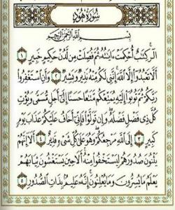 وردبوونهوه لهئایهتێک بێ ئهوهى پارچهپارچه بکرێ یان پێش و دوا بخرێت….